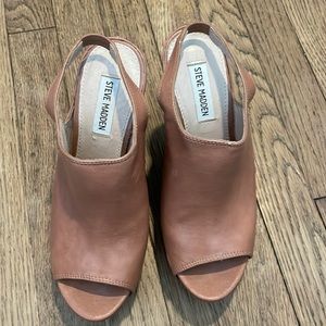 Steve Madden brown wedge, size 8